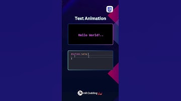 Text Animation using html css #mrcodding #explore #shorts