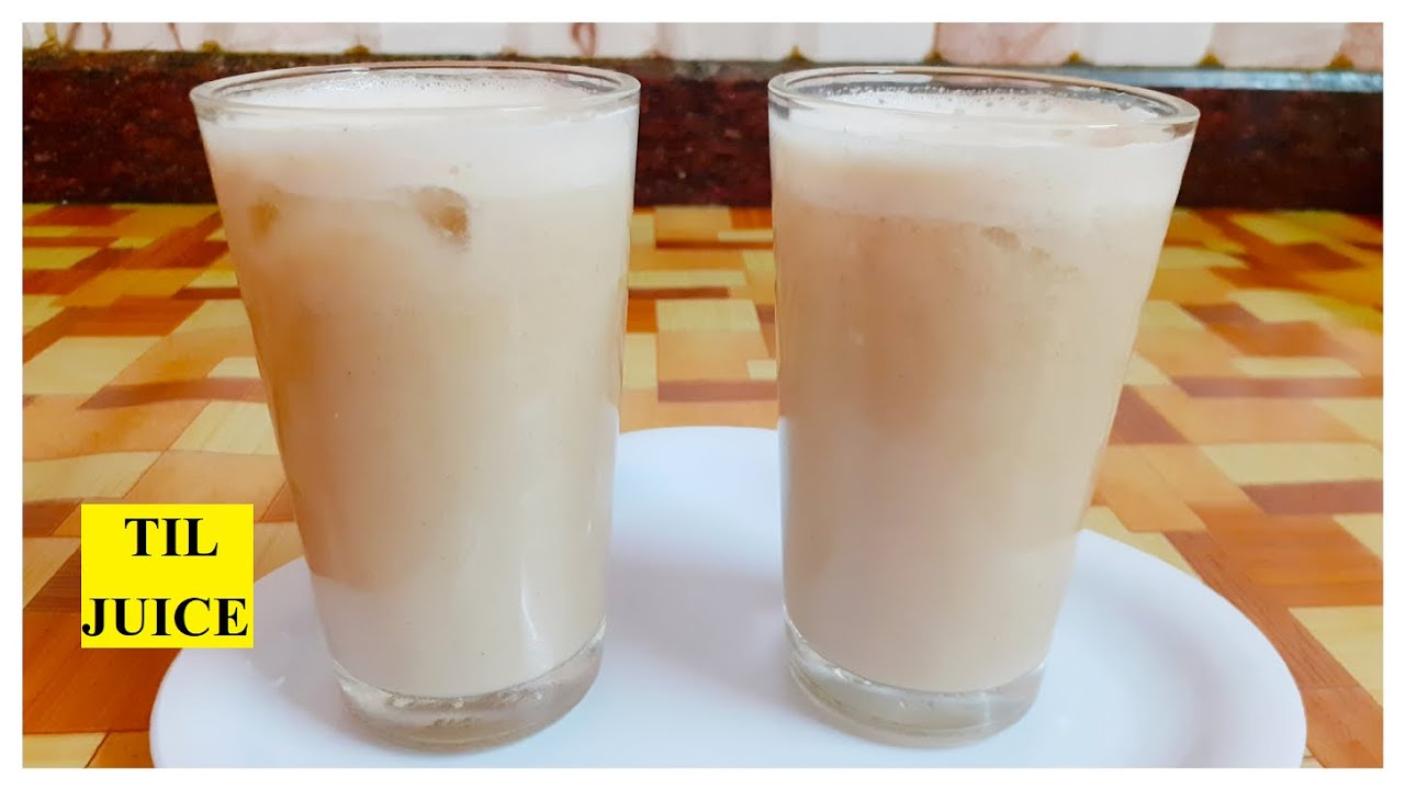 Sesame Seeds Juice Recipe Til Juice Recipe Healthy & Nutritious