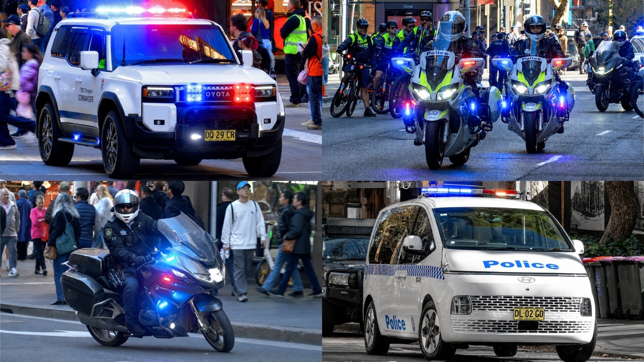 ⁴ᴷ *SYDNEY PROTEST* 🇵🇸 [NSWPF] AWESOME Toyota Prado, UNMARKED MOTORBIKES, Riot Squad & MORE !