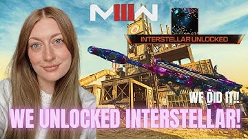 WE UNLOCKED INTERSTELLAR! 🪐 MW3 camo grind complete!