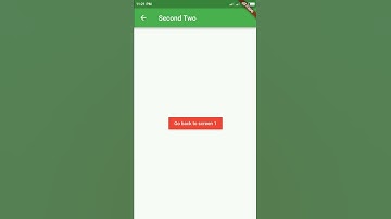 flutter screen navigation