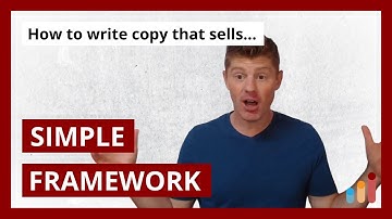 How to write copy that sells [simple framework]