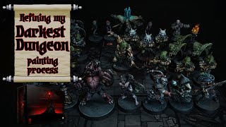 Refining my Painting Process for the Darkest Dungeon Board Game