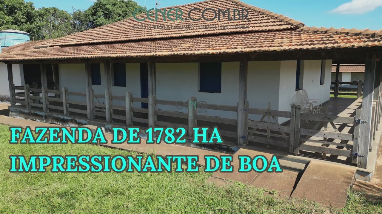 Cener Imóveis 2657 Fazenda impressionante de 1 762 ha a 200 km de BH por R$120 M