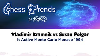 Vladimir Kramnik vs Susan Polgar. It Active Monte Carlo (Monaco) 1994.