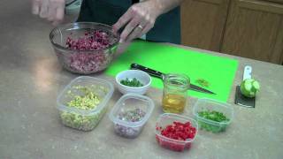 Yourproduceguy gives you a unique and delicious cranberry salsa
recipe. this is great holiday recipe: 1 bag of cranberries (12 oz) ...