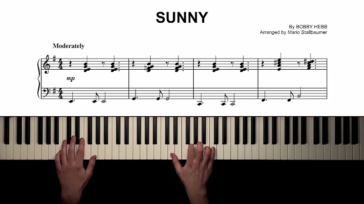 Sunny - Piano Tutorial + Sheet Music