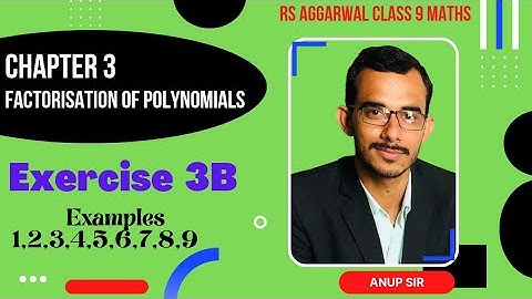 Exercise 3B Examples 1-9 RS Aggarwal class 9 Maths | Chapter 3 RS Aggarwal class 9 Maths | ex 3b rs