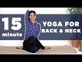 15minute yoga for back  neck  yoga for beginners  anvita dixit