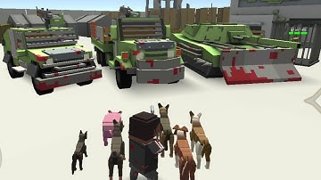 BLOCKAPOLYPSE Zombie Shooter: How can you Save the Island and Cure Everyone from the Zombies