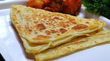 Layered Triangle Paratha Recipe | Soft Layered Paratha | Triangle Paratha With Layers