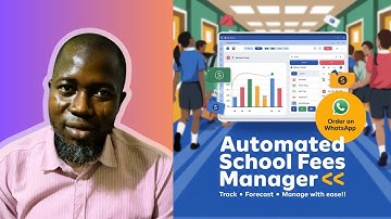 Automated School Fees Collection Manager in Excel | Track, Forecast & Manage Easily