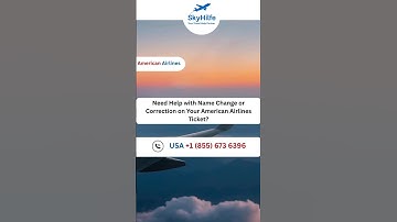 Need Help with Name Change or Correction on Your American Airlines Ticket Quick Fix #airlinesupport