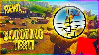 *NEW* INSANE ACCURACY Shooting Test #1 + BEE NEST! in Fortnite: Battle Royale