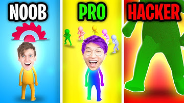 Can We Go NOOB vs PRO vs HACKER In JOIN CLASH 3D!? (INSANE BOSS FIGHTS!)