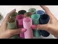 Reciclando Rollos de cartón/ idea fácil
