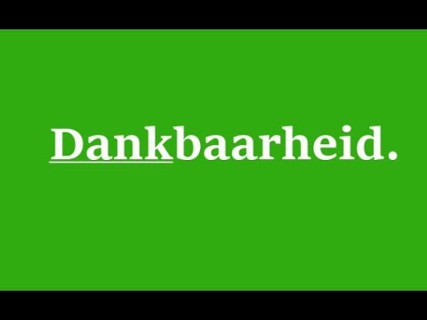 Video: Hoe Om In Dankbaar Te Wees