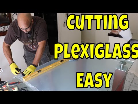 Video: Hvordan skærer du plexiglas i hånden?