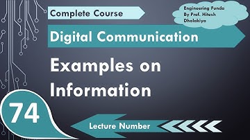 Examples of Information in Digital Communication by Engineering Funda