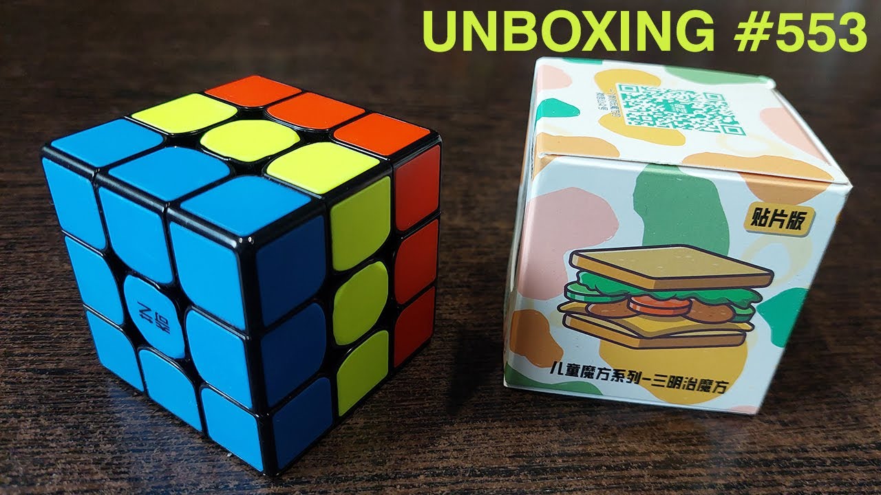 Unboxing №553 Куб Сендвич 3х3 | QiYi Sandwich Cube 3x3