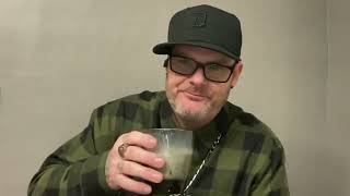 OPENING STUFF: rockin’ the Dixxon Flannel Co. O.D. drinkin’ a White Russian openin’ a Cyanide 2.0