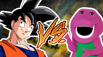 GOKU VS. BARNY EL DROGOSAURIO - BATALLA DE RAP!