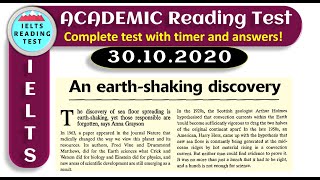 IELTS READING TEST ✍️ ACADEMIC - 2020 - 4K RESOLUTION 🔥 with ANSWERS!