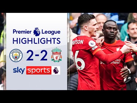 Mane equaliser keeps EPIC title race in the balance | Manchester City 2-2 Liverpool | EPL Highlights