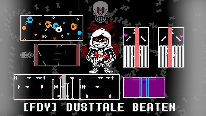 Undertale, Dust sans fight rebalanced.? (Team_HardCode), phase 1-3  completed.