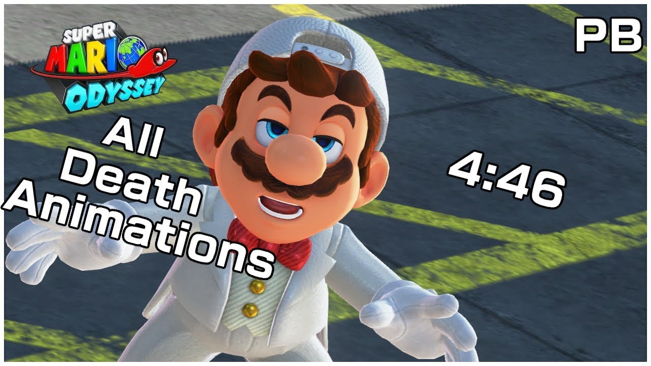 (PB) Super Mario Odyssey[CE] All Death Animations 4:46 - YouTube