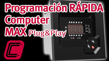 Programación RÁPIDA del regulador de reactiva Computer Max Plug&Play
