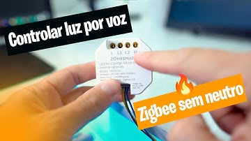 Módulo Interruptor sem fio neutro com Alexa e App Tuya - Zigbee Zemismart