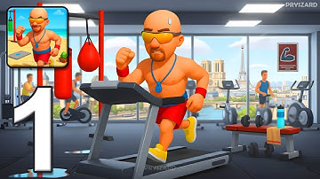 Fitness Tycoon 3D - Gameplay Walkthrough Part 1 - Build Manage And Grow Fitness (iOS, Android)