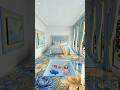 Galaxy Epoxy Floor With Hidden Aquarium Transformation 11 #interiordesign #aquarium #shorts #viral