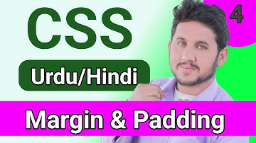 CSS Course in Urdu/Hindi Video No 4 - CSS Margin - CSS Padding - CSS Course in Pakistan