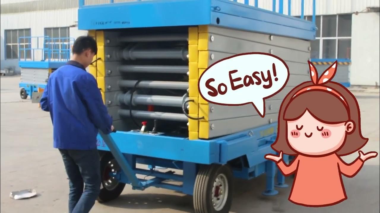 The differences between semi electric scissor lift and selfpropelled