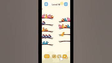 Bird Color Sort Puzzle level 18