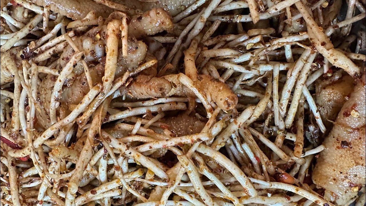 ยำรากชูตีนไก่ สูตรยูนนาน (ไม่)แท้ #ยำรากชู #อาหารจีน #อาหาร #อาหารยูนนาน