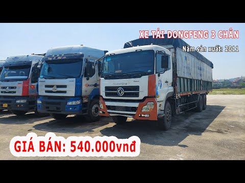 Video Xe tải thùng Dongfeng 3 chân 2011 giá khởi nghiệp - youtube
