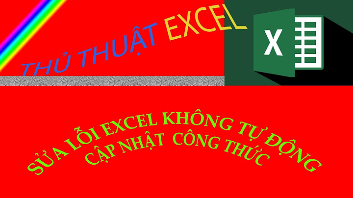 Lỗi excel không tự động nhảy công thức tính toán năm 2024