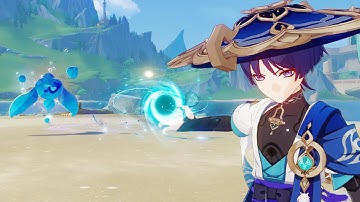 One-Phasing Ninianne of the Lake with Wanderer C6 R5 [Genshin Impact]