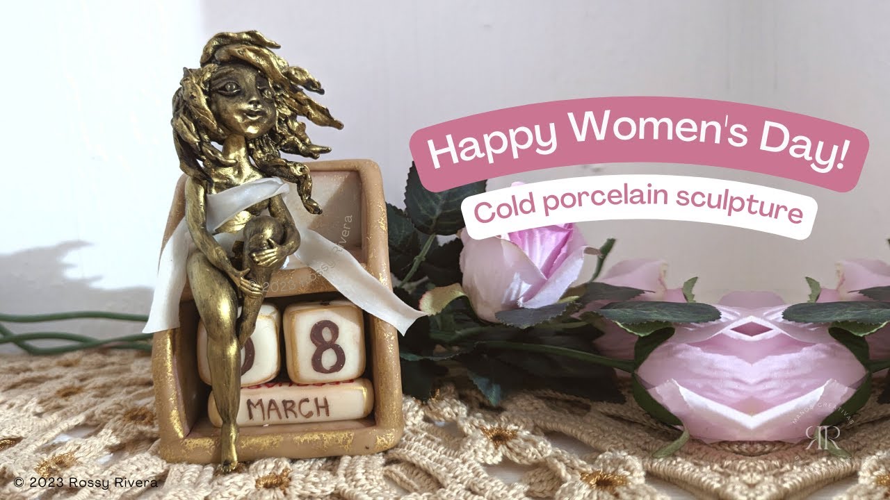 making-a-women-s-day-sculpture-in-cold-porcelain-clay-rossy-rivera