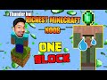 10,000 Emeralde's RICHEST One Block Player EVER !!!  | minecraft hindi