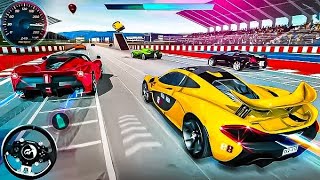 Экстремальные гонки на мега-рампах 2025 — Симулятор каскадера GT: Android-геймплей 3D screenshot 5