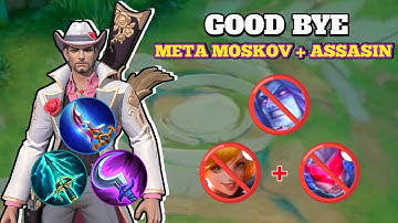 CLINT VS MOSKOV + DUO ASSASIN META PRO FANNY & SABER ROAM (Hard Game) - Mobile Legends