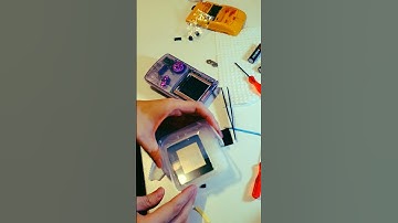 Gameboy Color mod restoration and lcd screen install #gameboy #gameboycolor