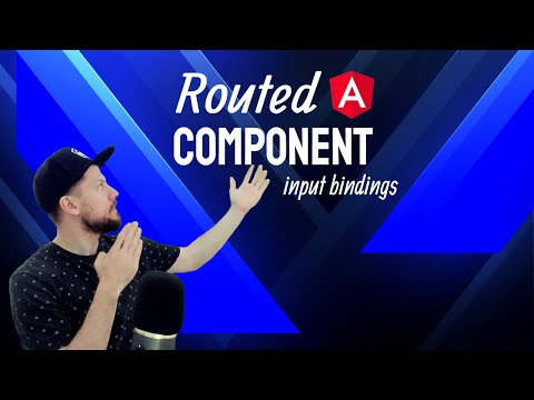 Angular - Routed Component Input bindings