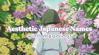 Aesthetic Japanese Names with meanings