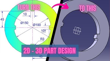 CATIA Design for Beginners Exercise03 I Catia v5 tutorial exercise I Part Design I AUTOCAD