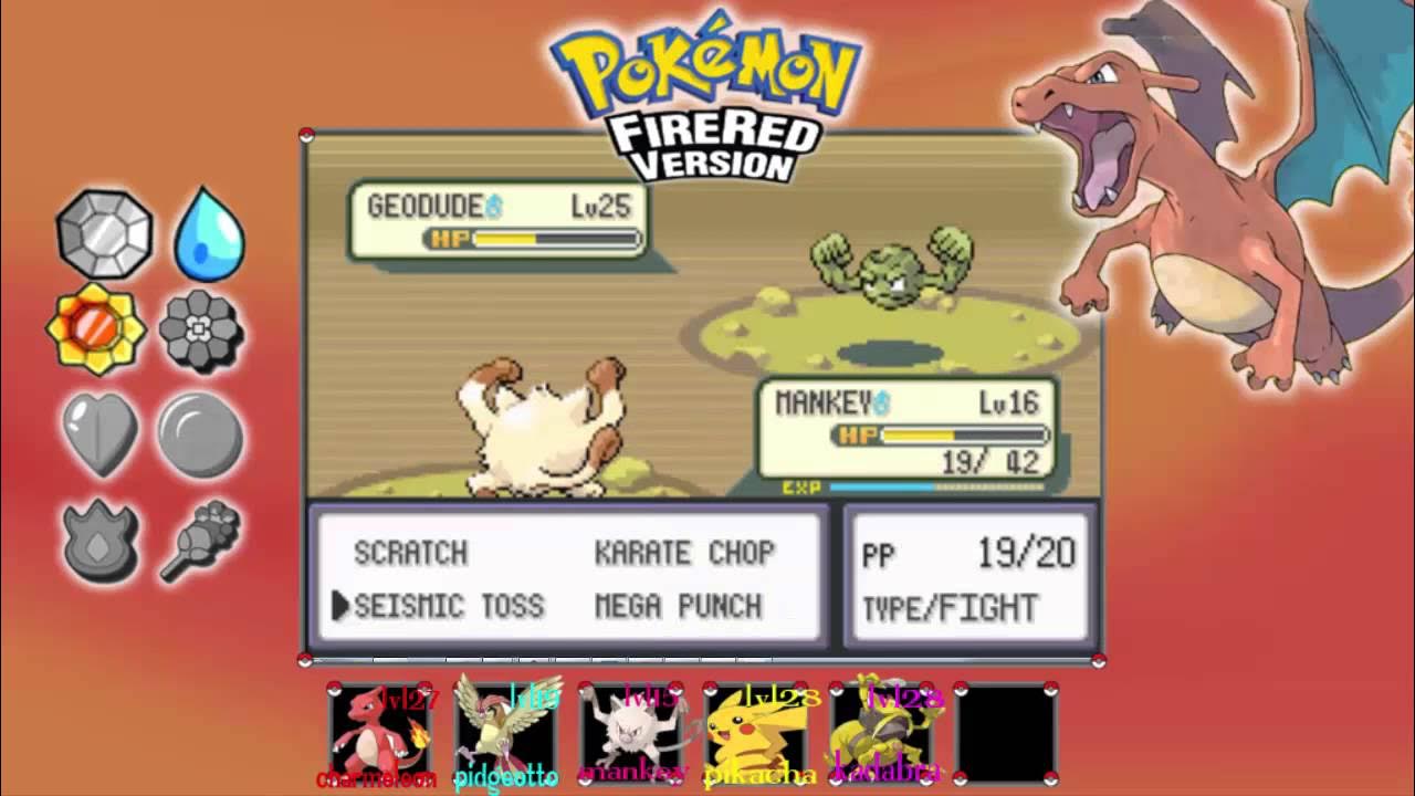 Pokemon platinum dual slot fire red